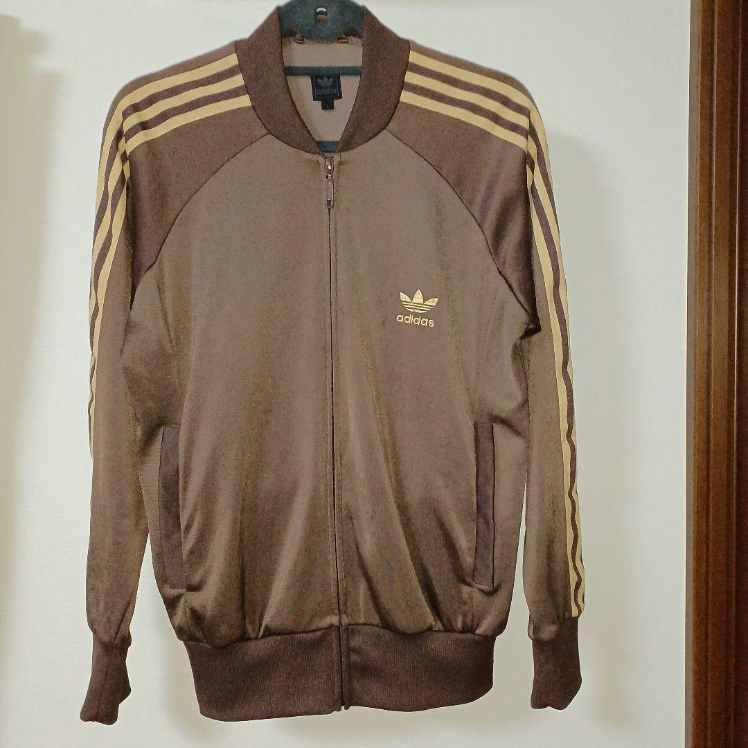 adidas】アディダス【トラックジャケット】Lサイズ【ブラウン