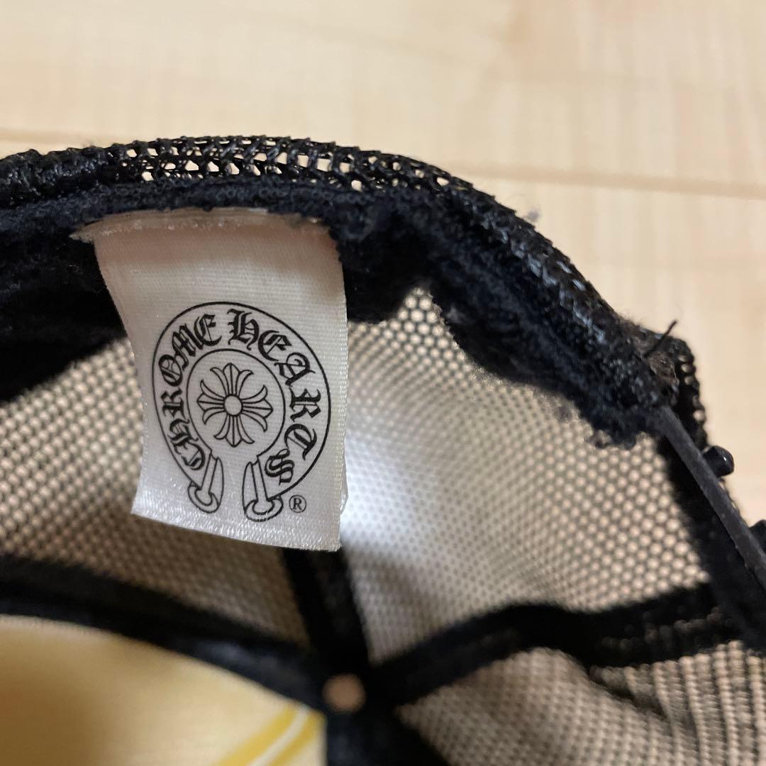 CHROME HEARTS メッシュキャップ 黒/白