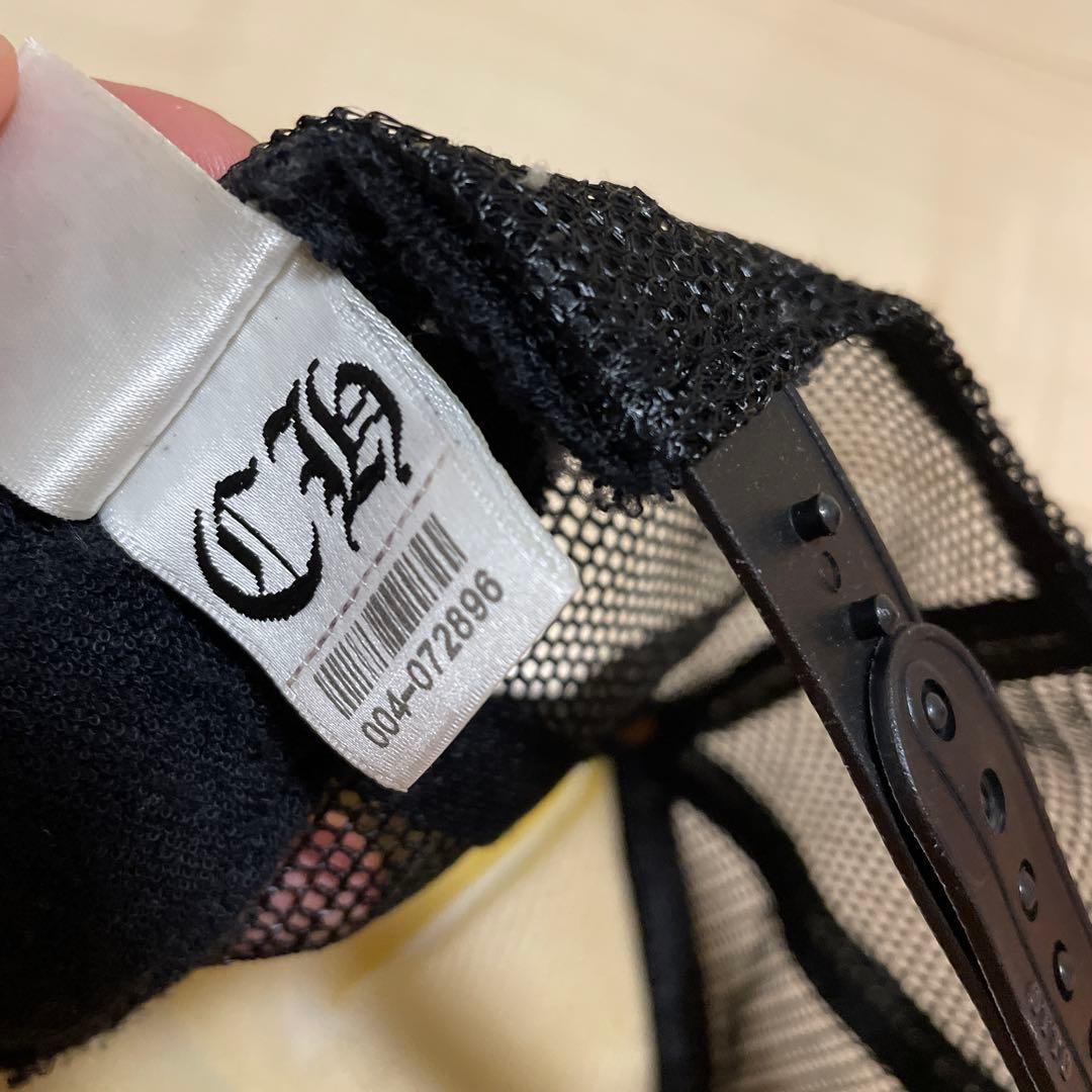 CHROME HEARTS メッシュキャップ 黒/白