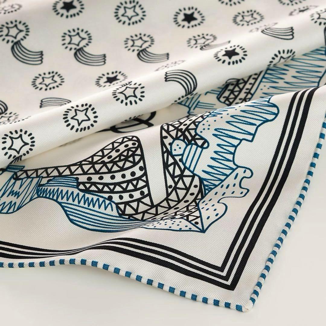 P*中様 【新品未使用】シルクバンダナ 星降る渓谷 ホワイト - メルカリ