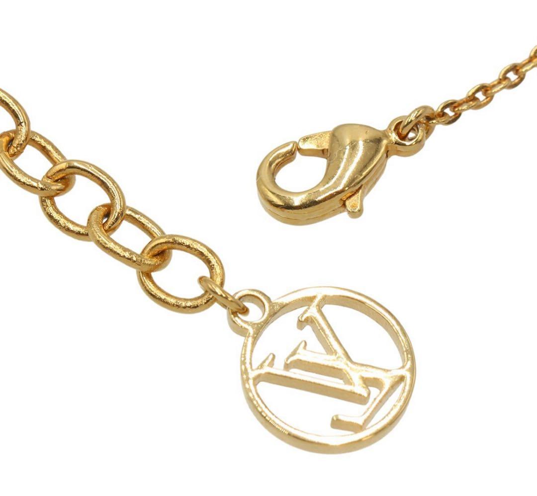 R2111 美品 ルイヴィトン ナノグラム チェーン ブレスレット