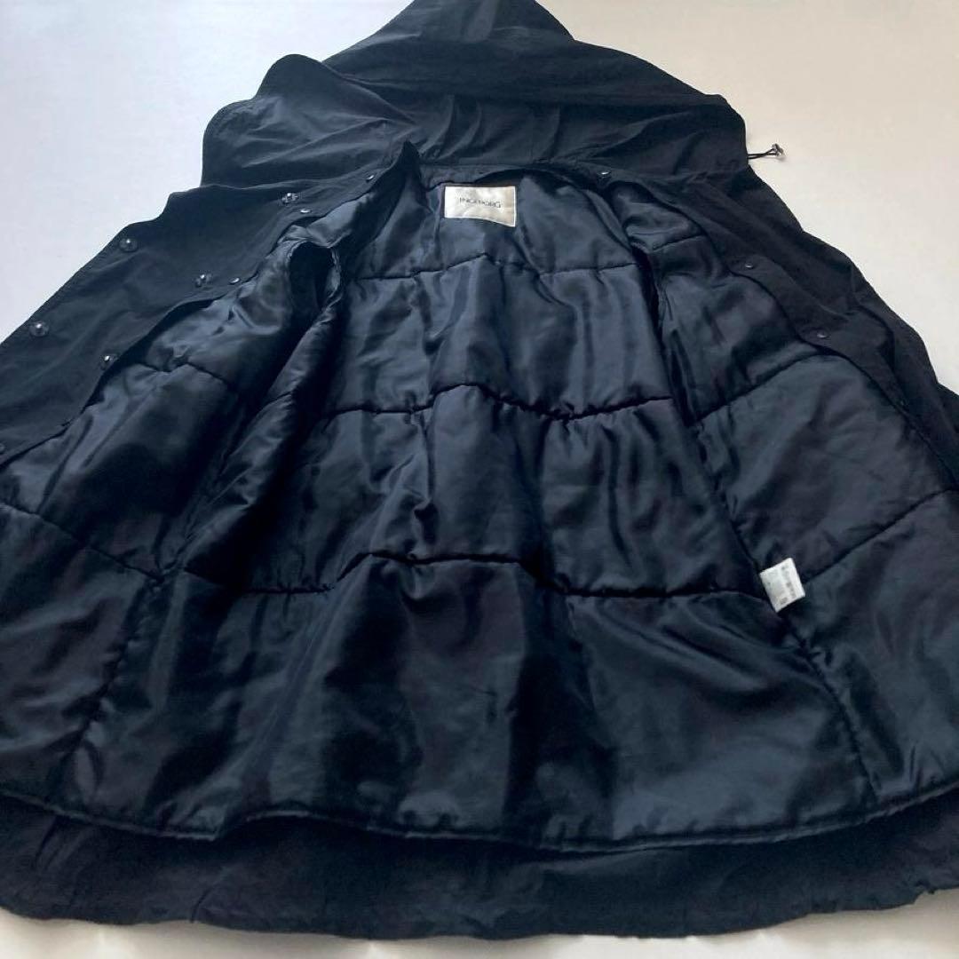 【みっちゃん】インゲボルグ　ライナー付きAラインコート お花パールボタン