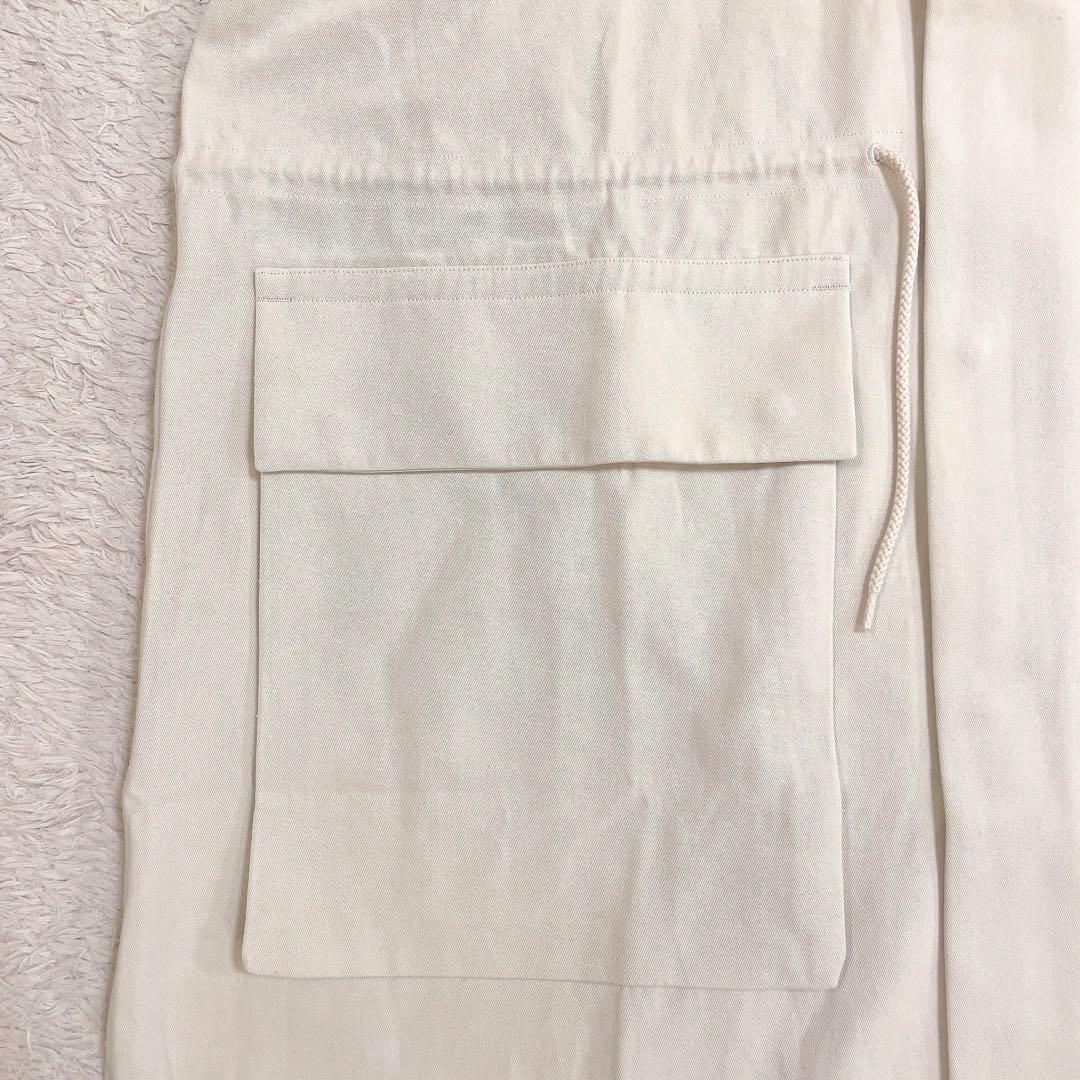 【美品】YLEVE イレーヴ コットン/リネン モッズコート フーデッド