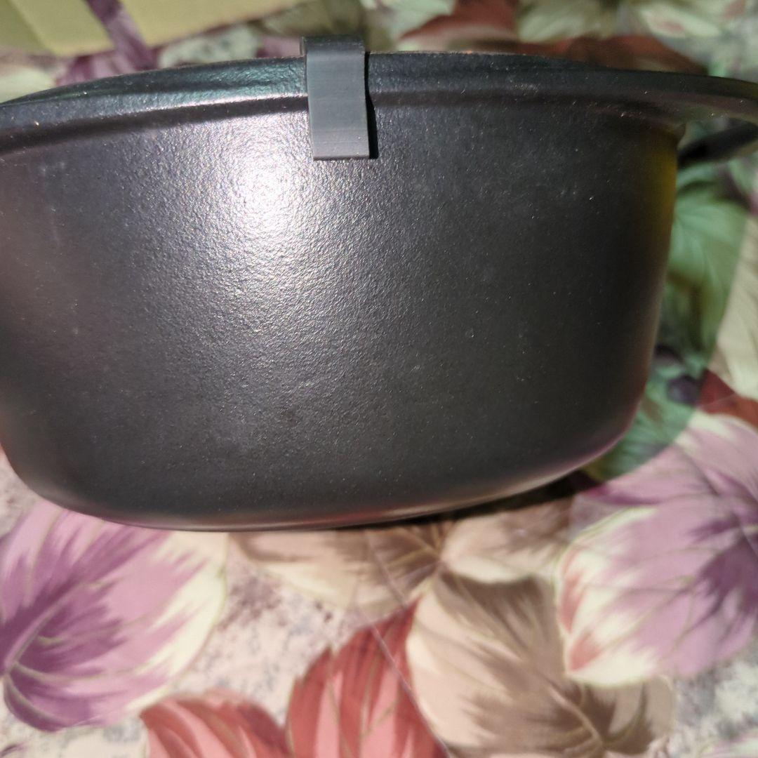 LE CREUSET ブラック 両手鍋 20cm