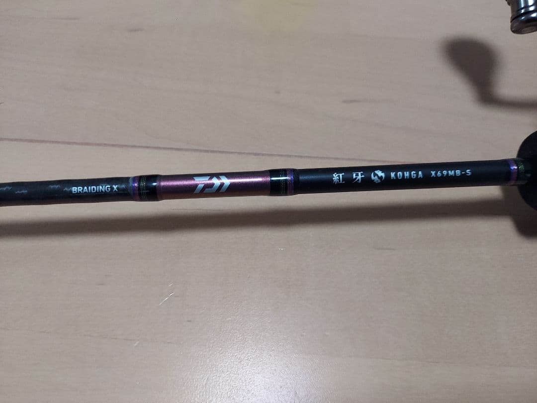 タイラバ　真鯛　タイ　ロッド　紅牙 X　リール　エラン　本体　セット