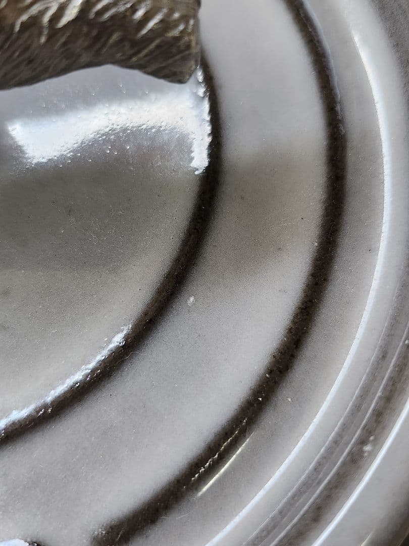 ■稀少■ ストウブ(Staub)ラウンドココット16cm[旧旧型] グレー