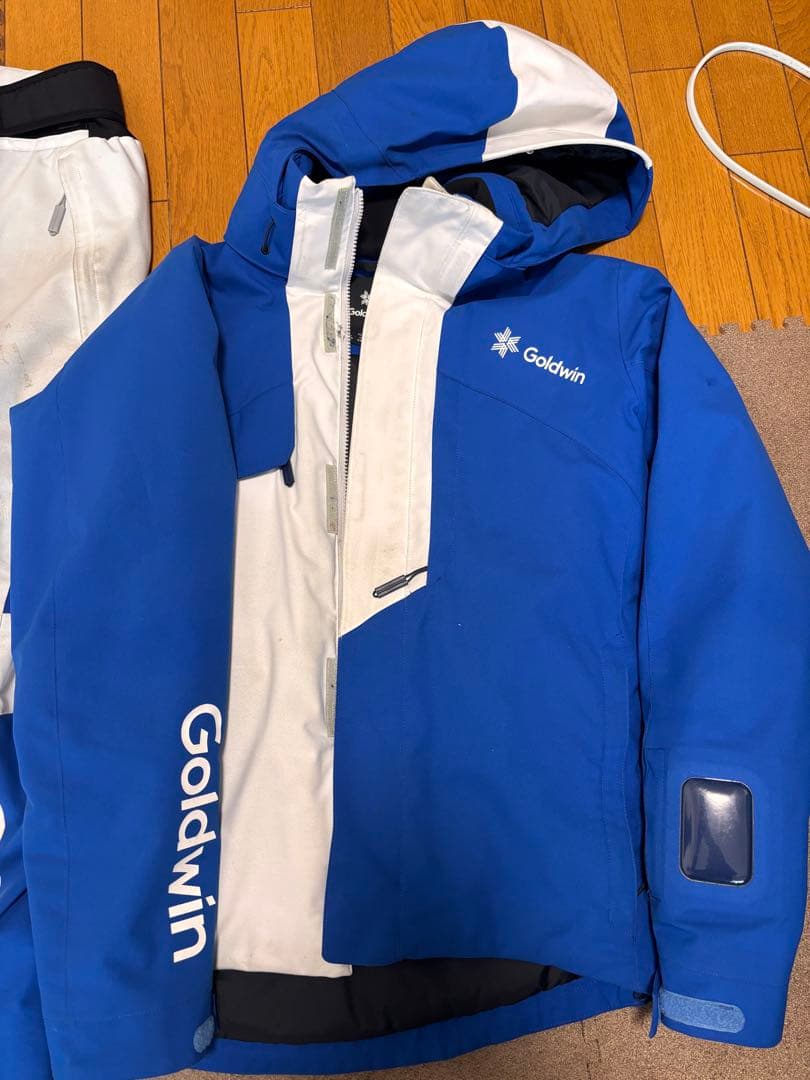 Goldwin スキーウェア (青/白)