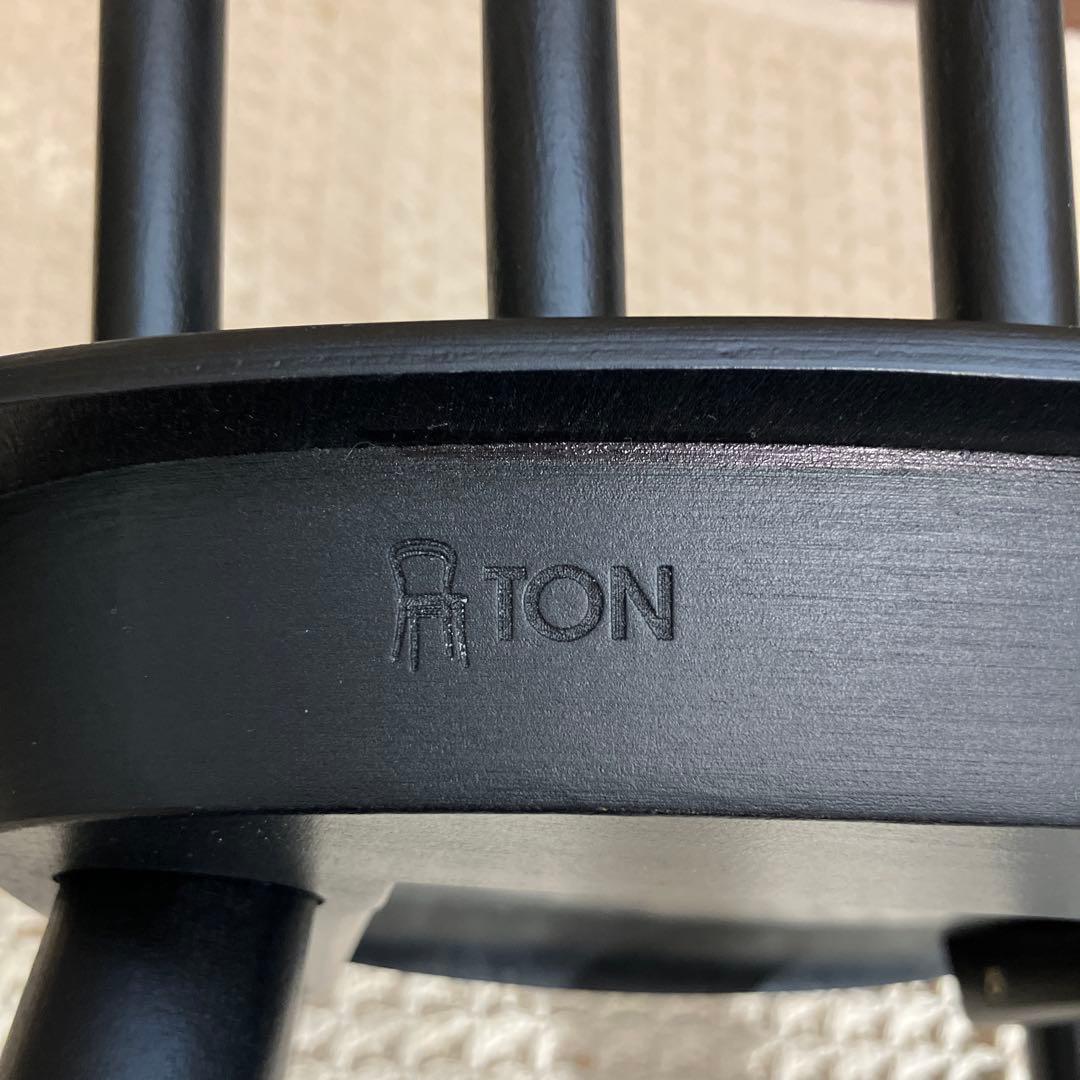 TON トーネット ウィンザーチェア 黒　ブラック　2脚セット①