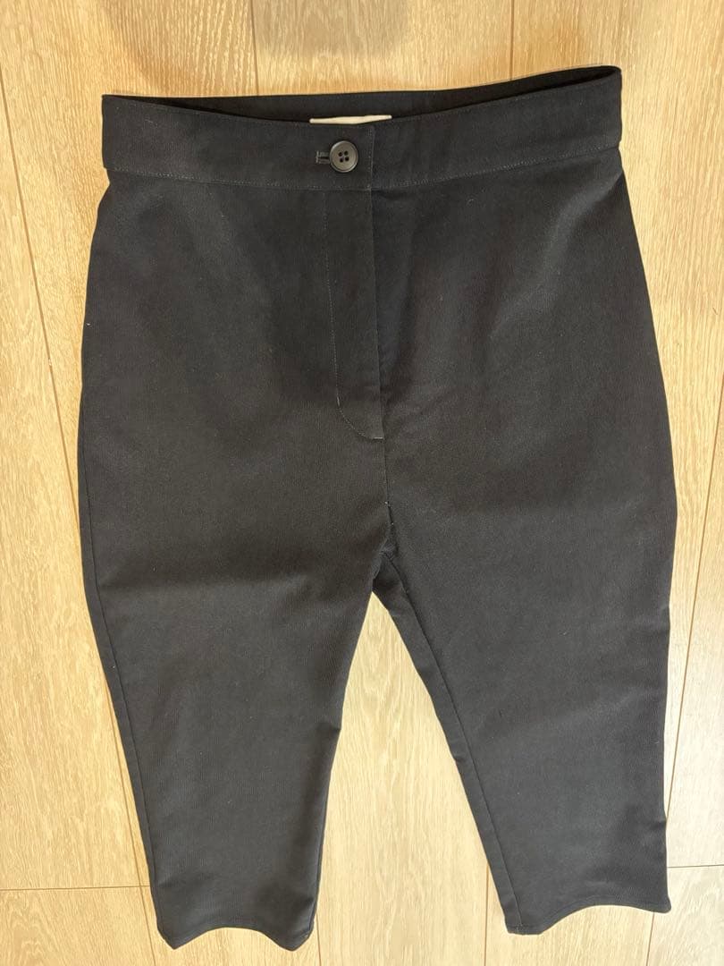 CAPRI RIB PANTS/clane カプリパンツ