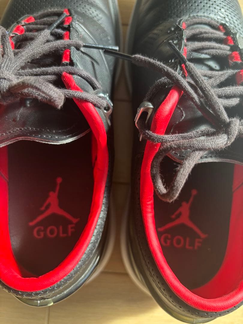 Jordan ゴルフシューズ ブラック/レッド