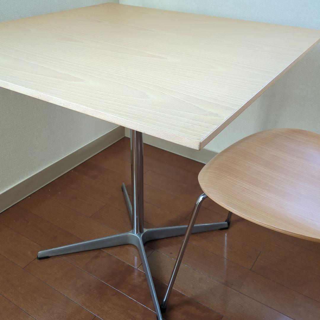 デンマーク　フリッツハンセン　テーブル　正規品　突板　セブンチェアに合う　中古品