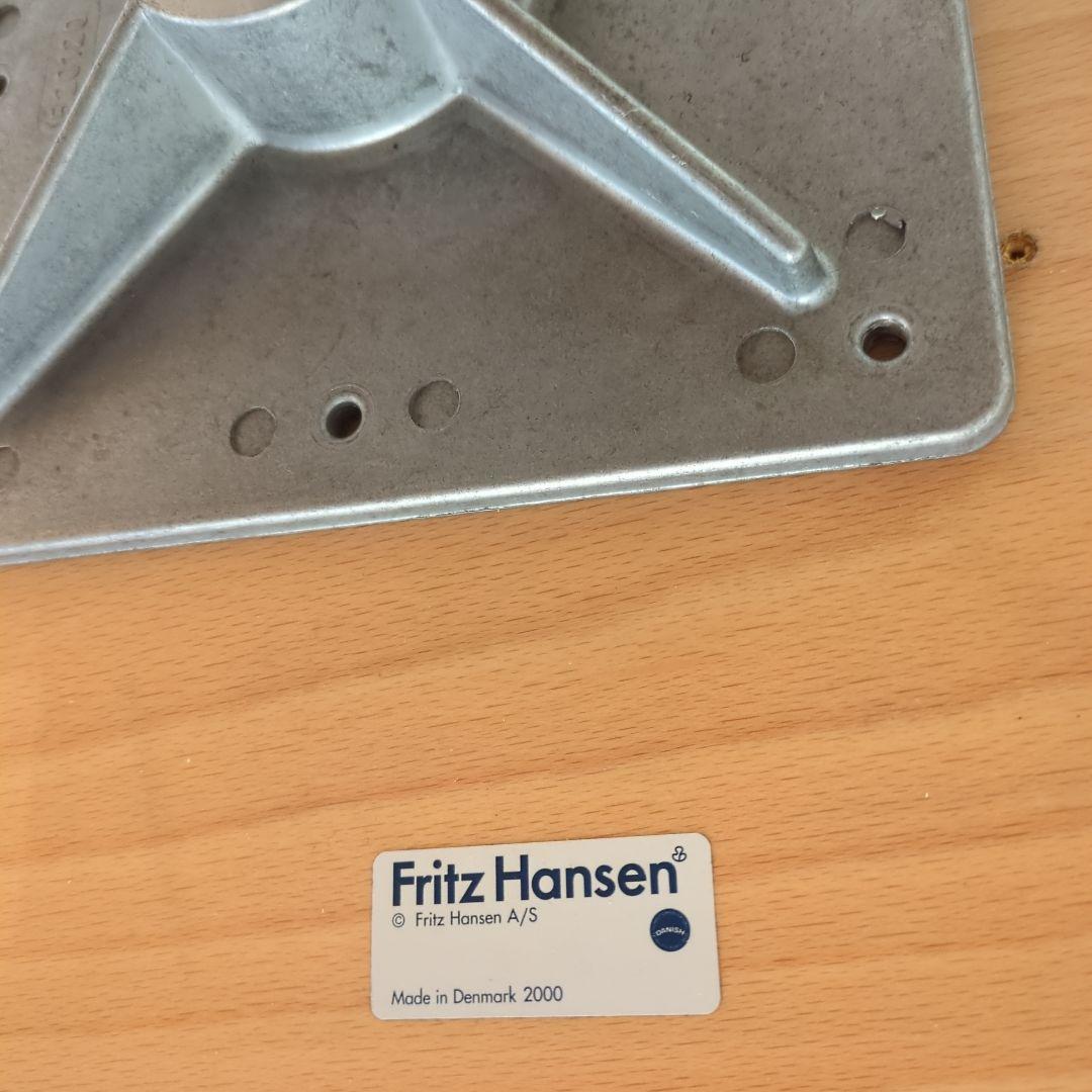 デンマーク　フリッツハンセン　テーブル　正規品　突板　セブンチェアに合う　中古品