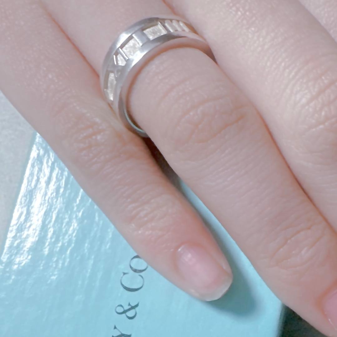 極美品】Tiffany & Co. アトラス リング シルバー925 10号 - メルカリ