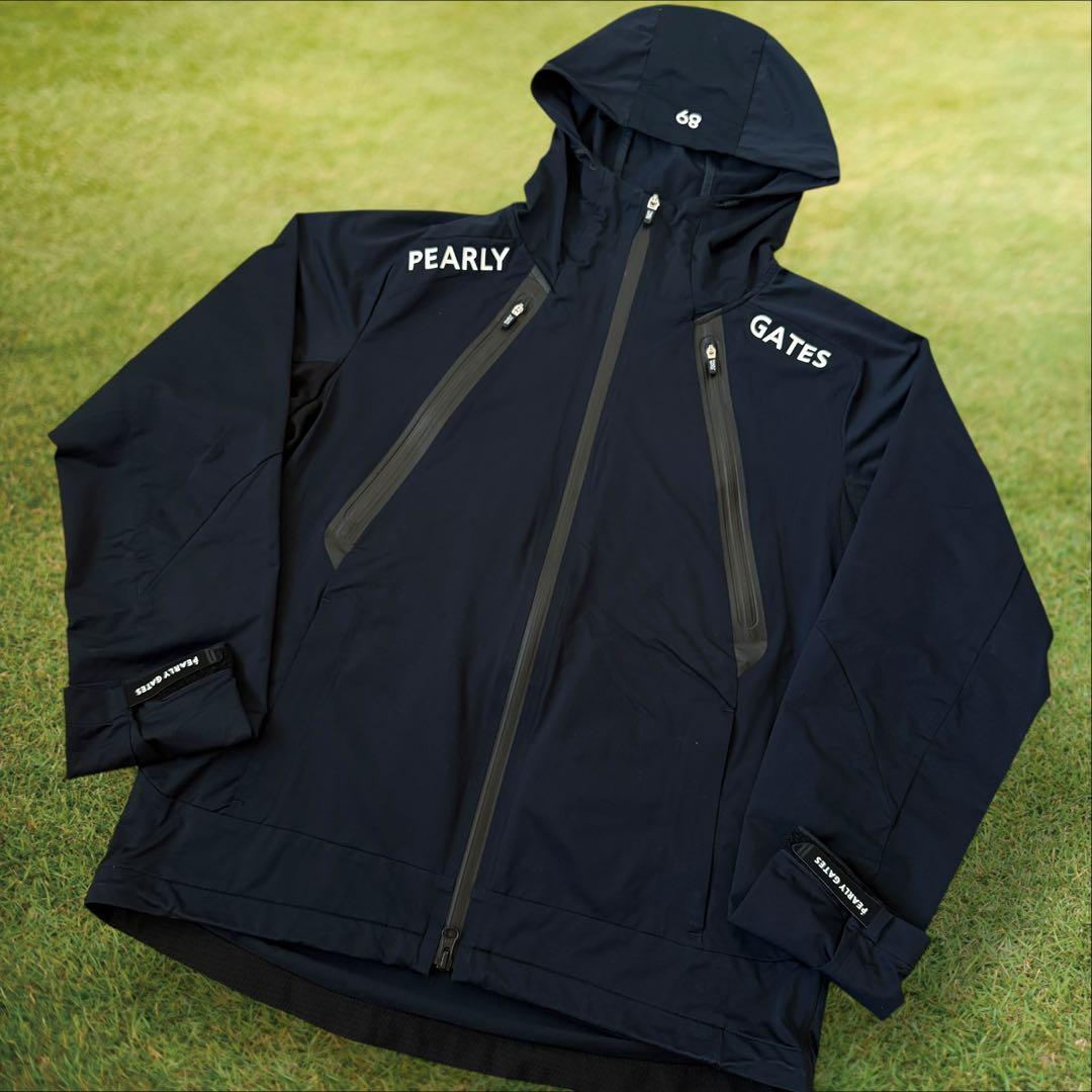 パーリーゲイツ　ジャケット　ブルゾン　L〜XL相当 紺　ネイビー　黒　スニード