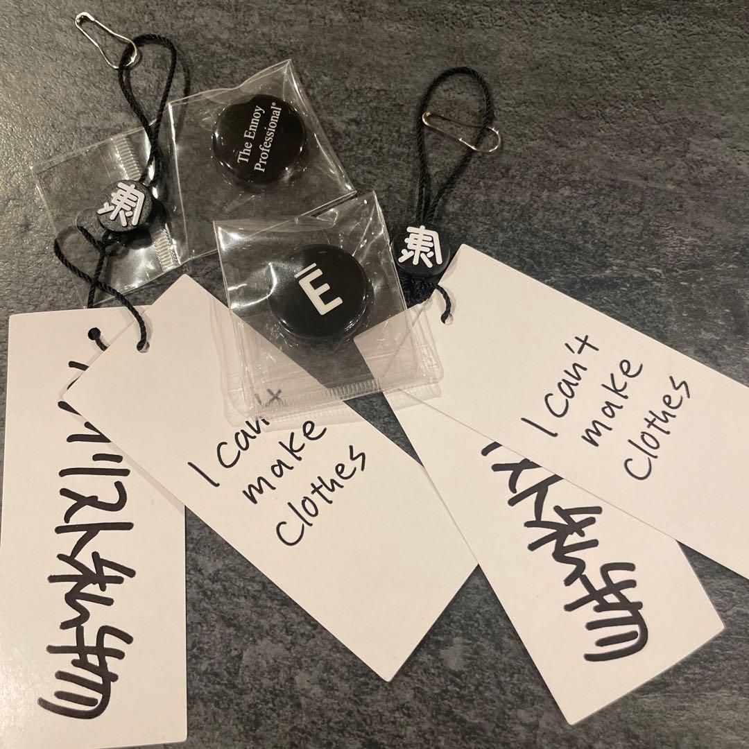 Ennoy スタイリスト私物 ステッカー 紙タグ 缶バッジ 2個セット - メルカリ