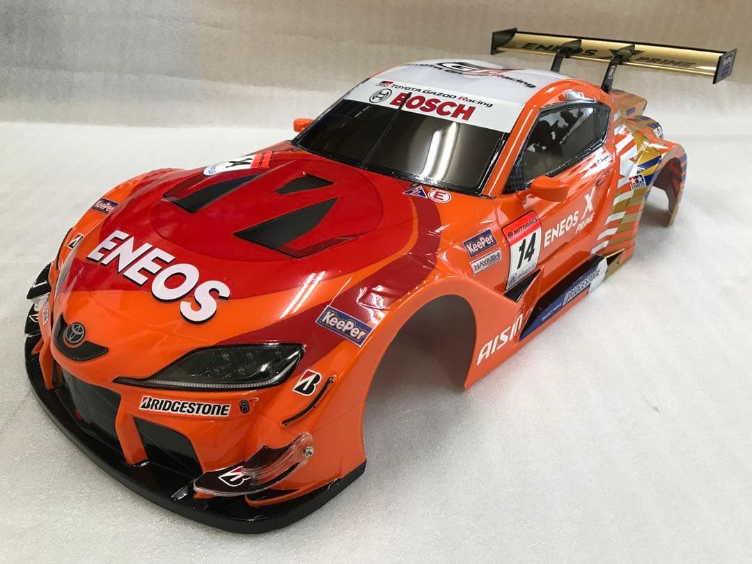 RCタミヤ2023年エネオススープラ14号車ボディ - メルカリ
