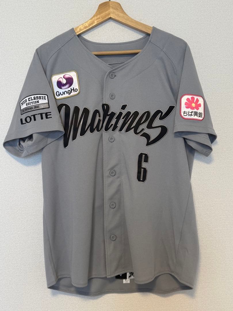 ロッテ ネオクラシックユニ 2025 Mサイズ 西川史礁 #6 NCE - メルカリ