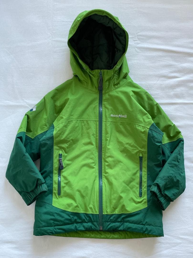 モンベル キッズ スノーウェア 上下セット パウダーステップ ジャケット 130