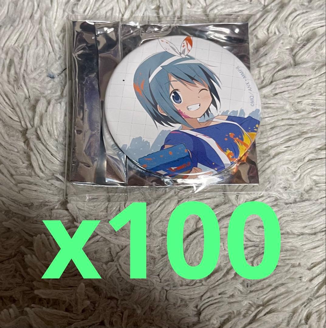 魔法少女まどか☆マギカ まどマギ 美樹さやか ソフマップ 缶バッジ 100個