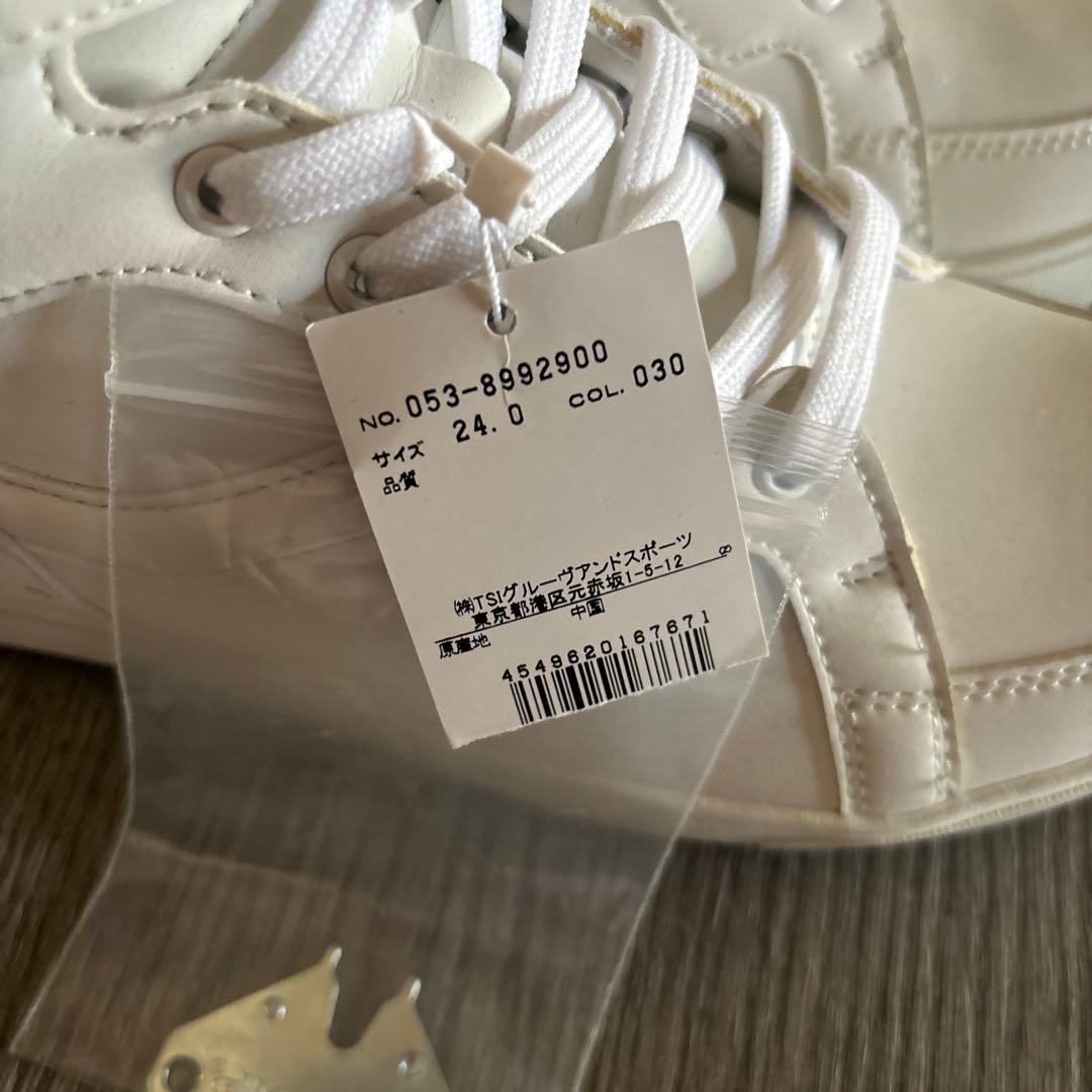 【新品】パーリーゲイツ　ゴルフシューズ　24センチ