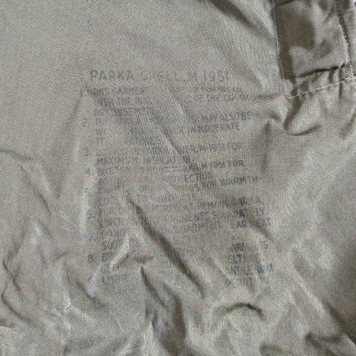 us.army m-51 ライナー付き size:large