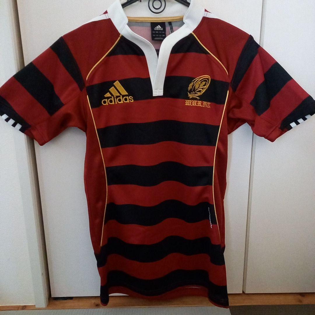 早稲田大学レプリカ adidas ラガーシャツ 赤黒 L - メルカリ