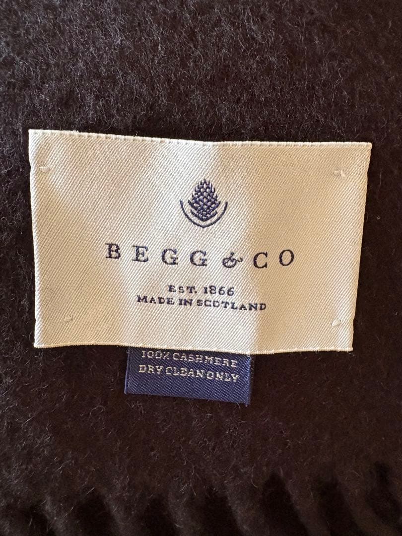 【値下げ】ベグアンドコーカシミア100%大判ストール