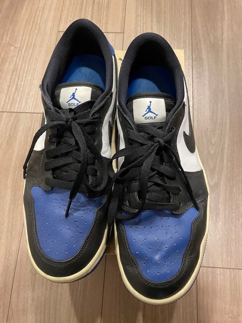 エアジョーダン ゴルフシューズ 青黒白