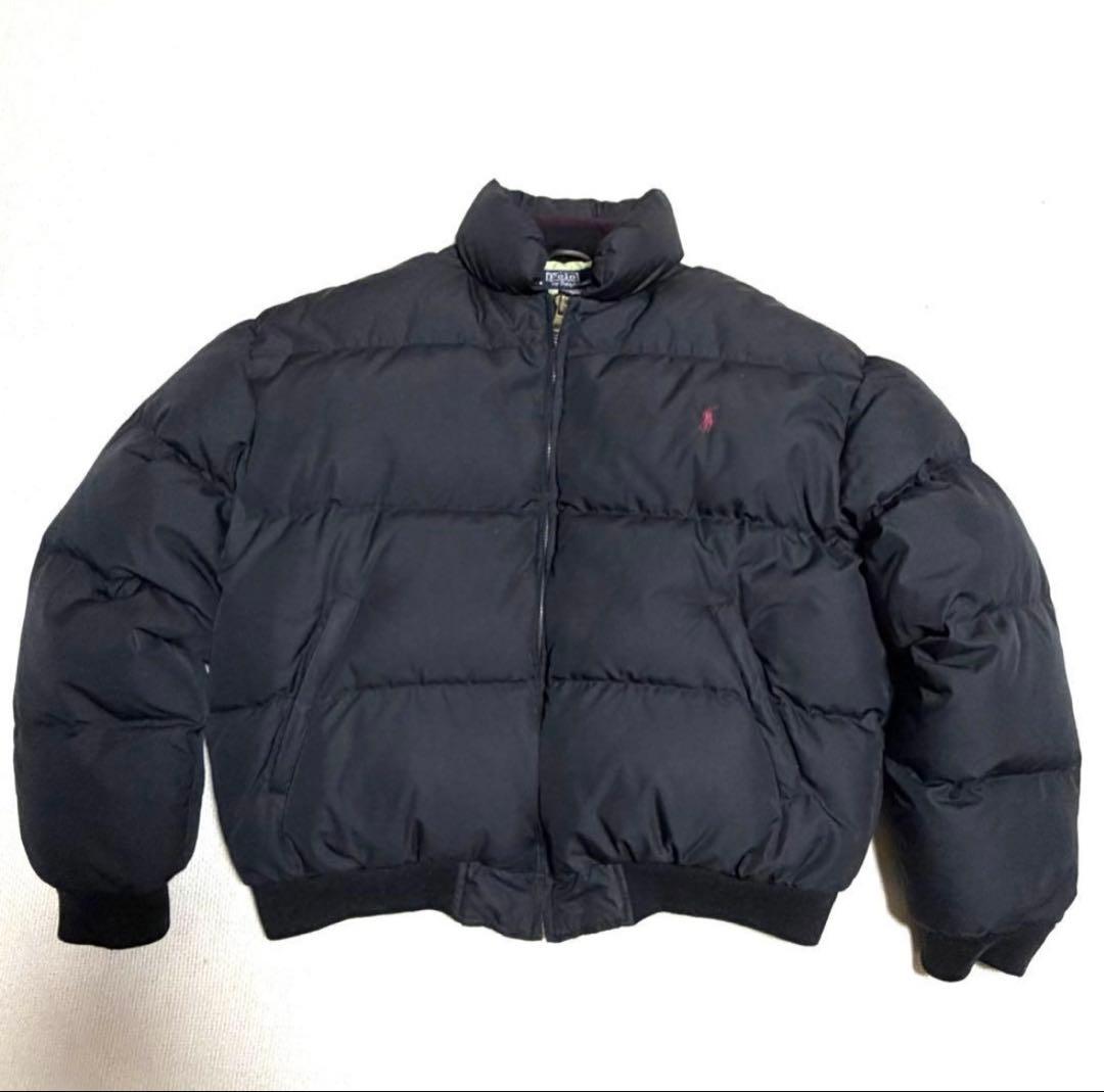 90年代 POLO RALPH LAUREN 旧タグ ダウンジャケット 黒 L - メルカリ