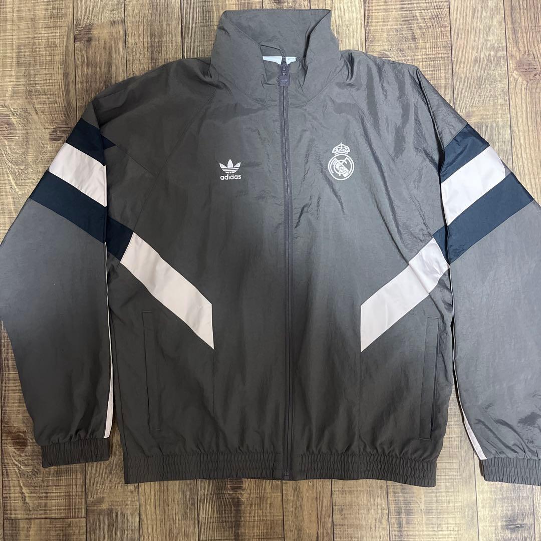 adidas レアル・マドリード ナイロンジャケット M - メルカリ
