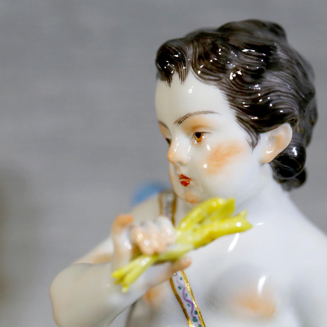 【極美品１級 送料込み】マイセン 夏 四季の寓意 フィギュリン ケンドラー造形