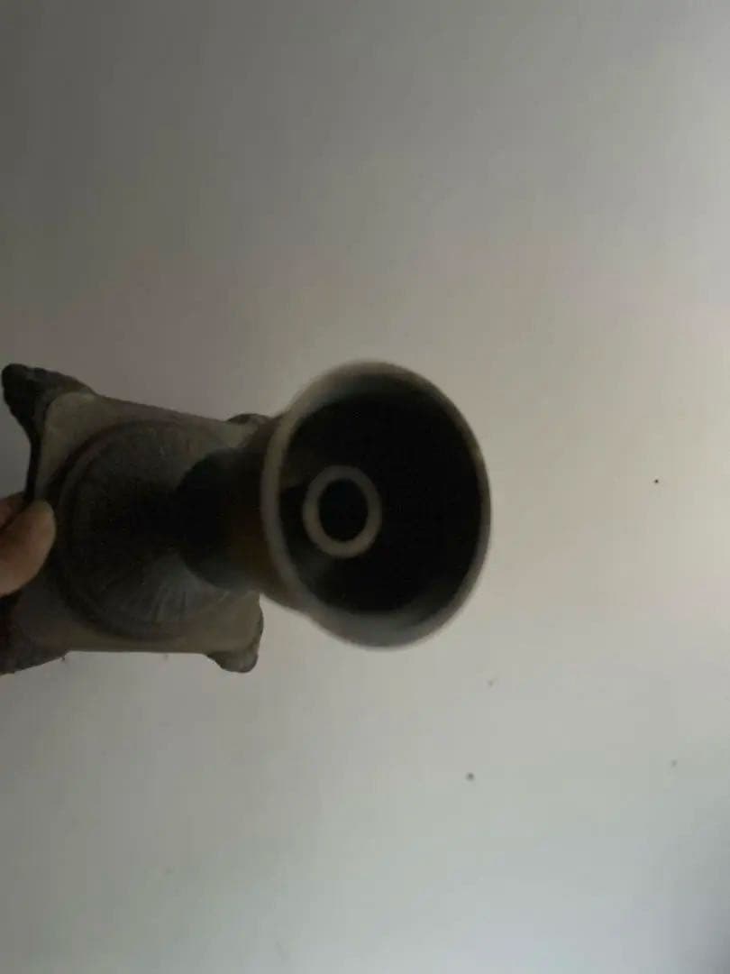 077 フランスアンティーク 真鍮製のキャンドルスタンド セット 燭台 大振り