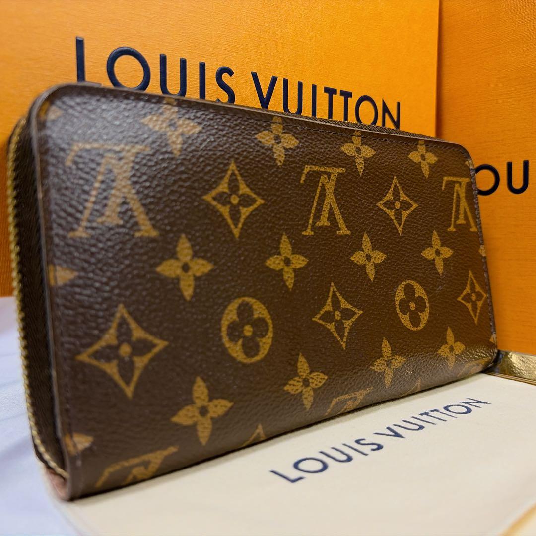 【極美品✨】ルイヴィトン モノグラム ローズバレリーヌ ジッピー 長財布