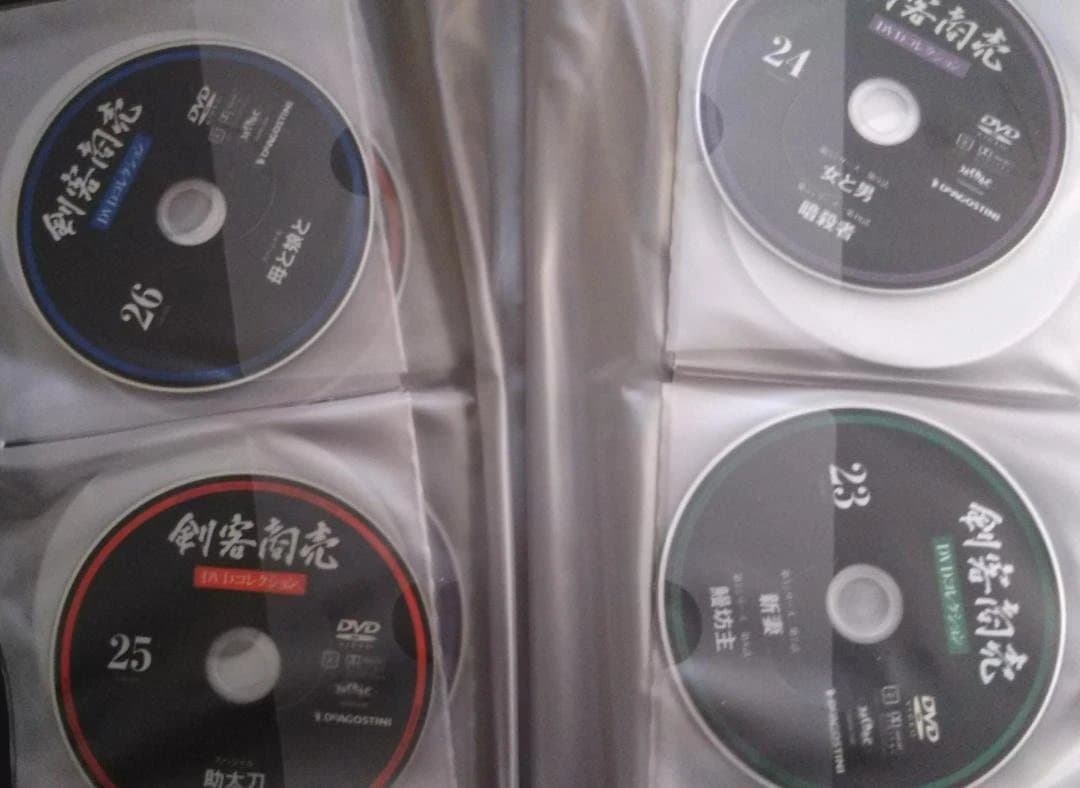 【コンパクトに収納！】剣客商売 DVD 全30巻 デアゴスティーニ