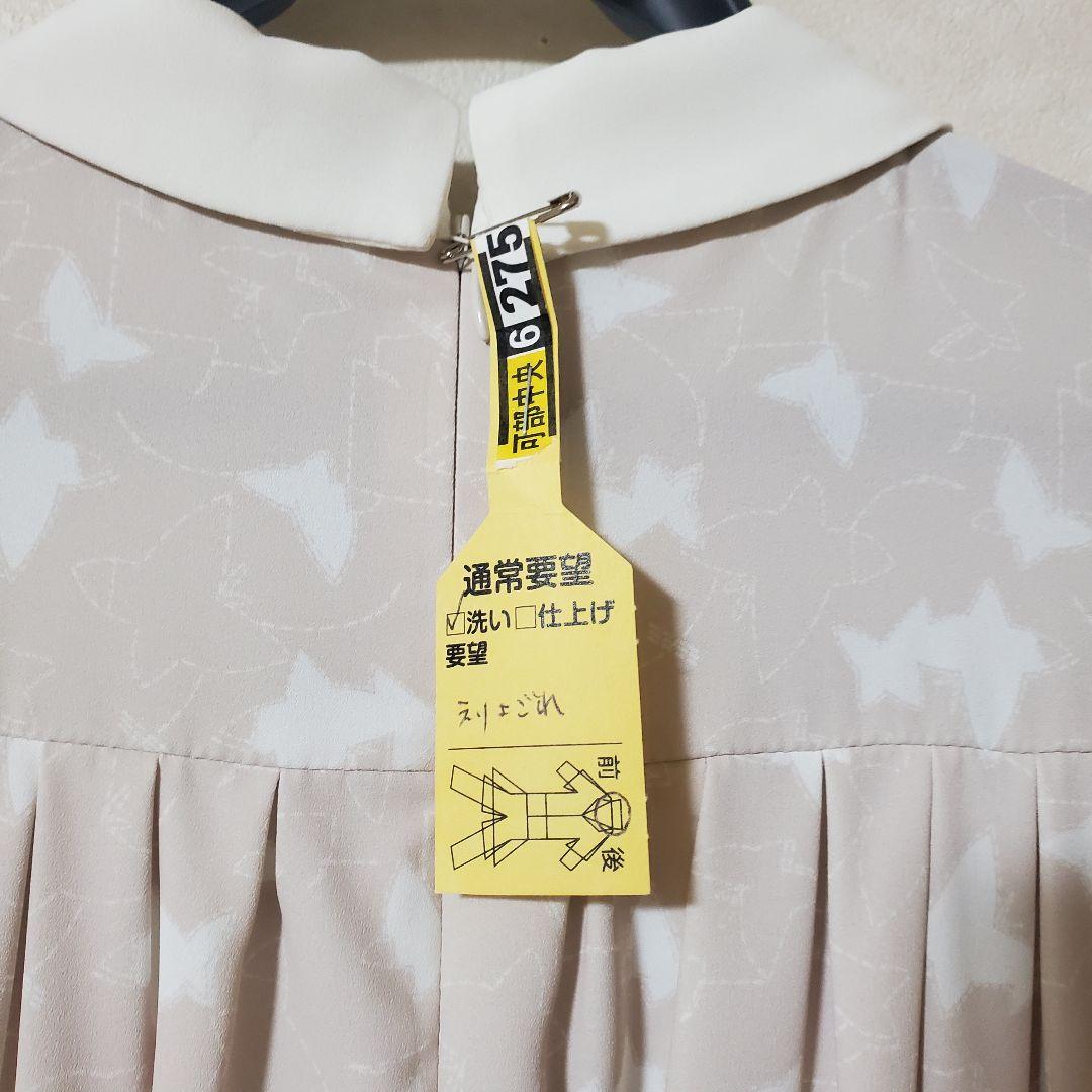 HANAE MORI×CELFORD コラボ襟付きティアードワンピース