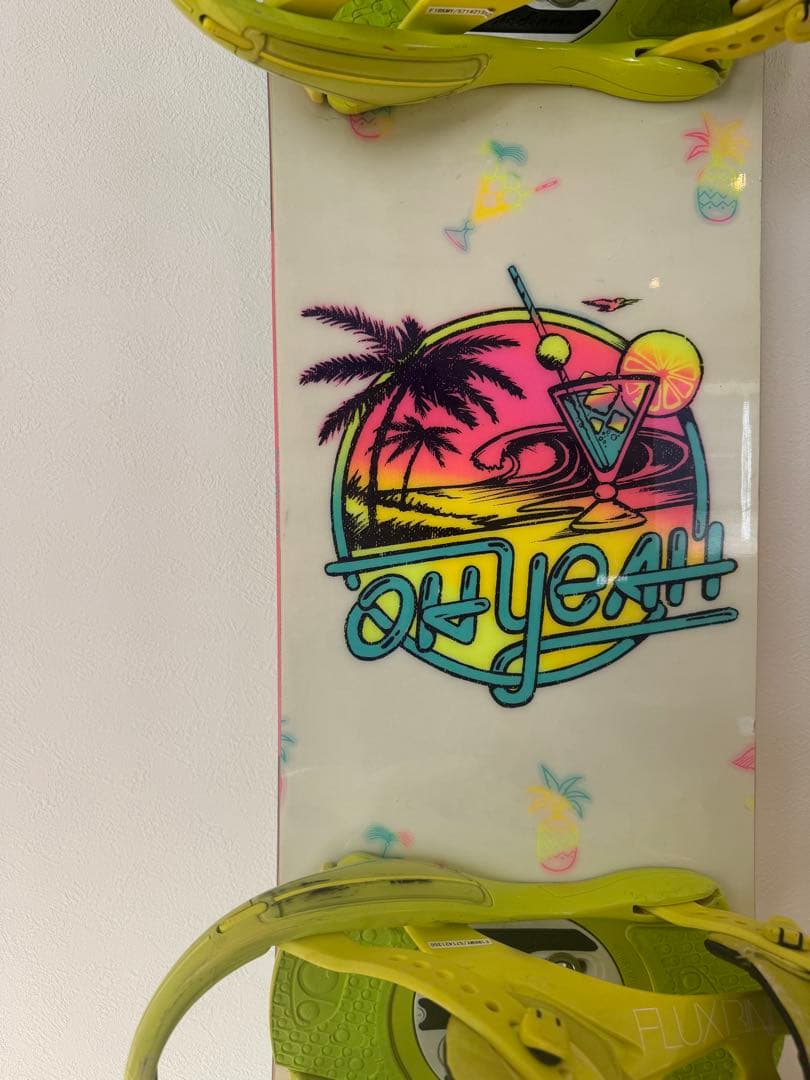 Salomon OH YEAH ネオンイエロー 143cm FLUX RK30