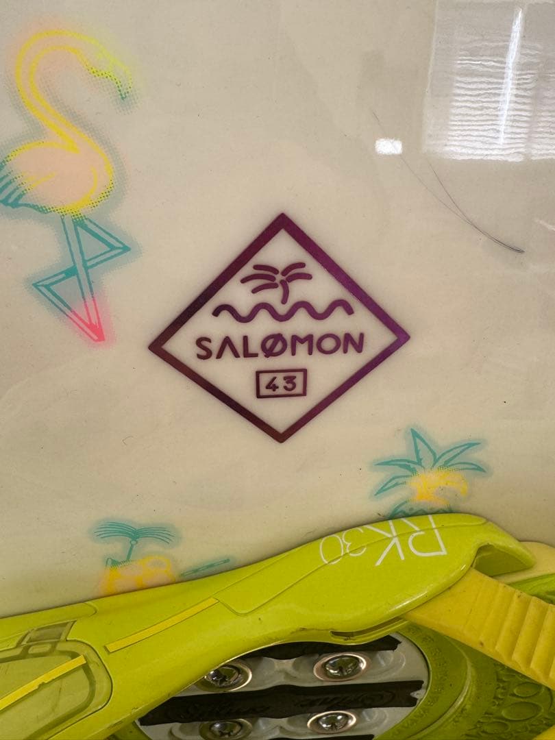 Salomon OH YEAH ネオンイエロー 143cm FLUX RK30