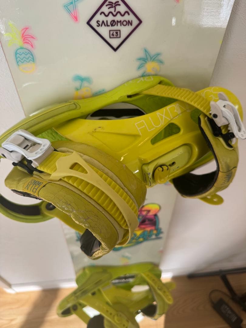 Salomon OH YEAH ネオンイエロー 143cm FLUX RK30