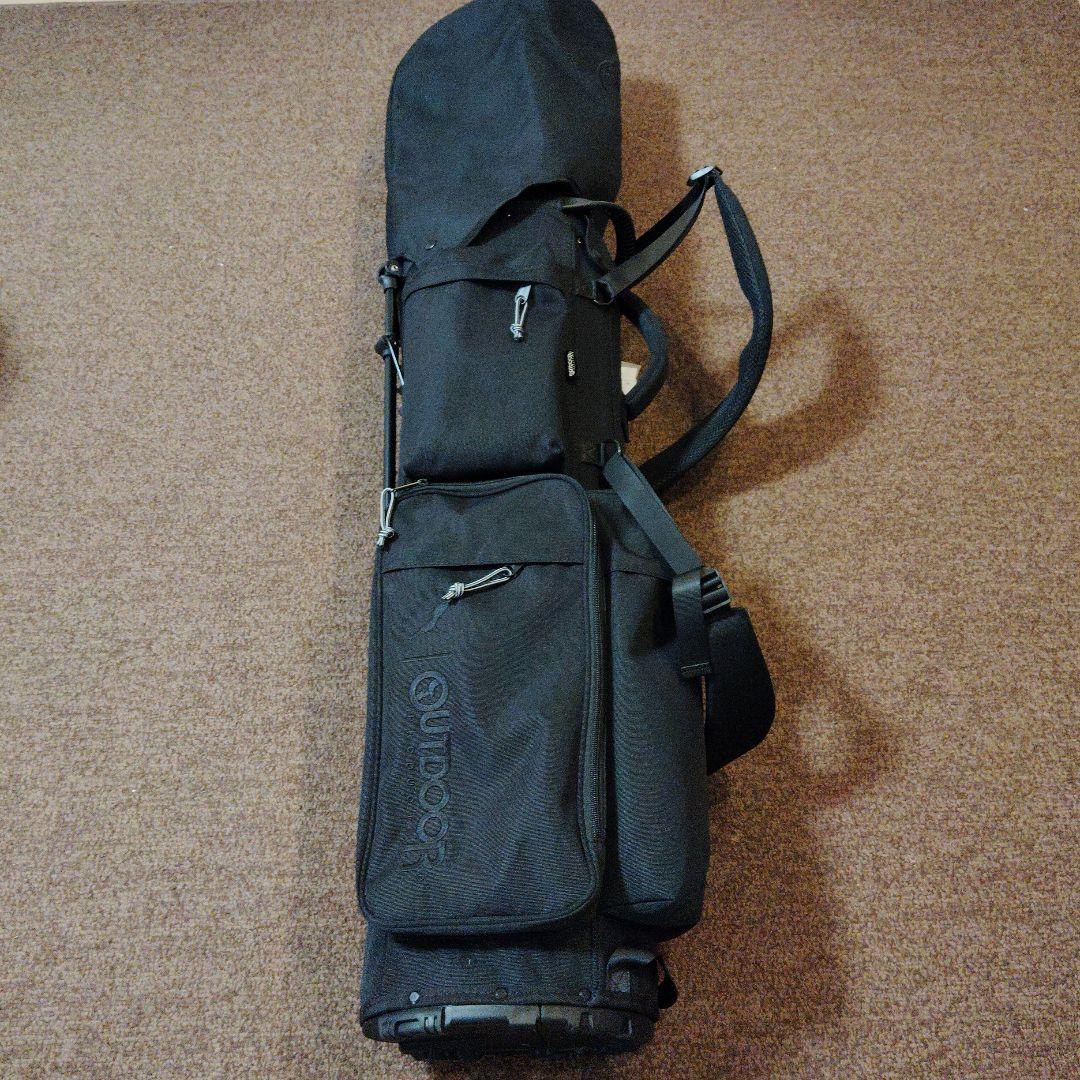 OUTDOOR PRODUCTS ゴルフバッグ プーマ ブラックスタンド式