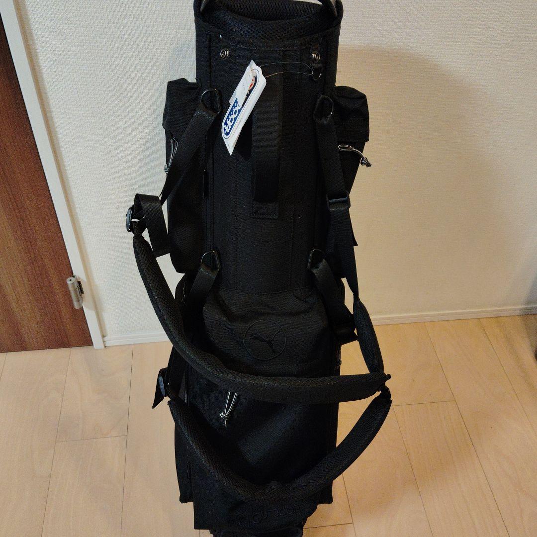 OUTDOOR PRODUCTS ゴルフバッグ プーマ ブラックスタンド式