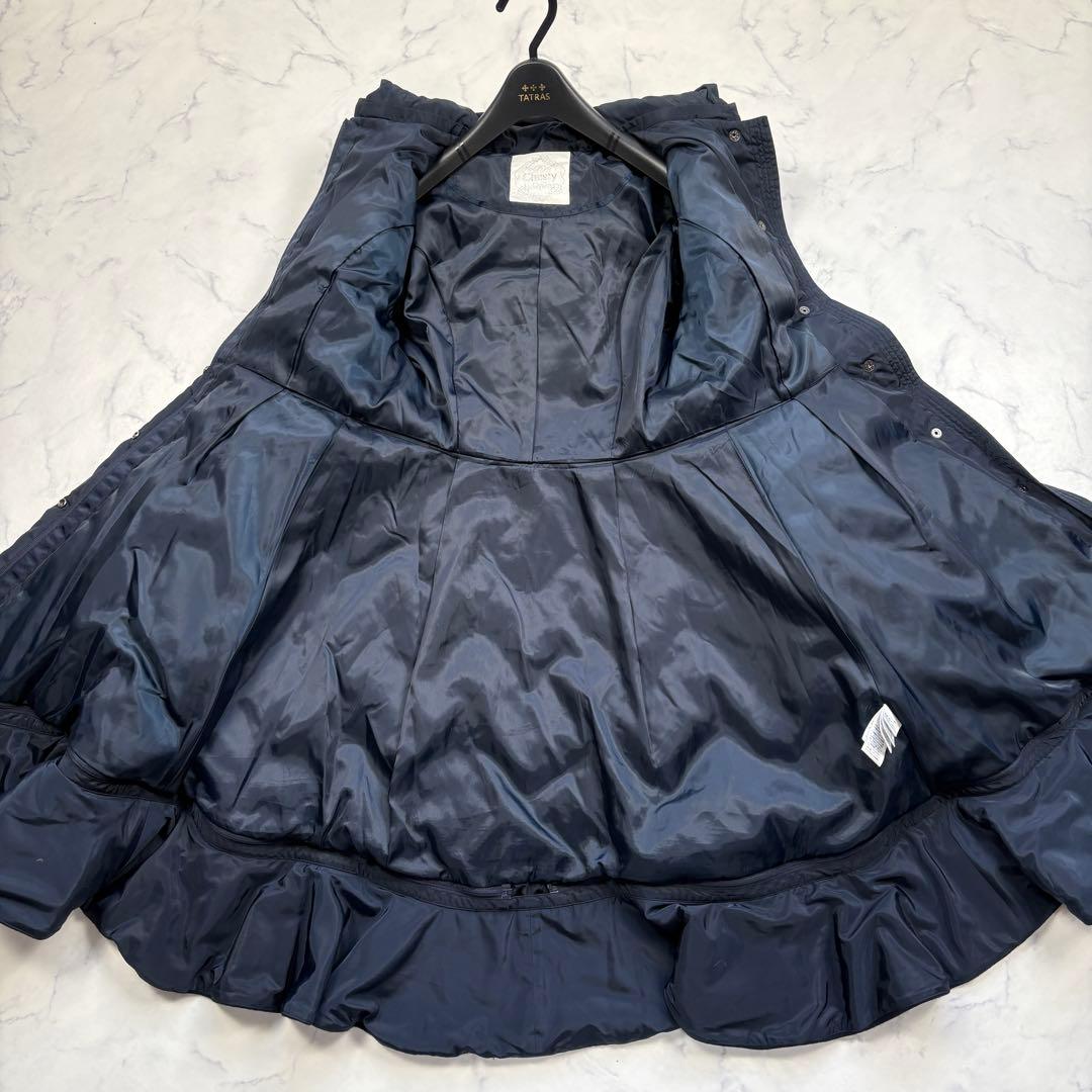 美品 チェスティ ビジュー ロング ダウンコート