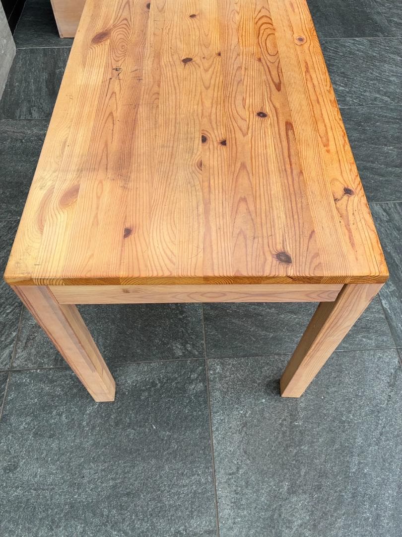 無印良品 学習机 木製デスク 引出し付き　廃盤品