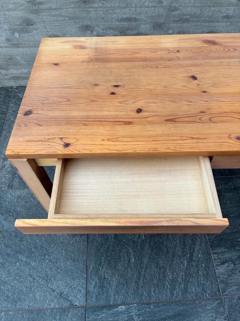 無印良品 学習机 木製デスク 引出し付き　廃盤品