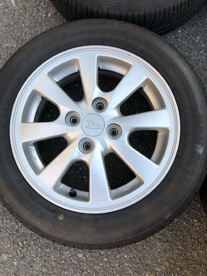 ダイハツ純正アルミホイール 14インチ タイヤホイールセット - メルカリ