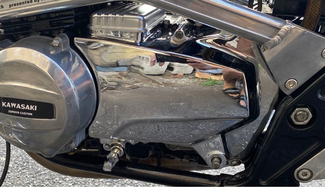 ゼファー 400、ゼファーχ、gpz、Z400GP.FX仕様スプロケットカバー