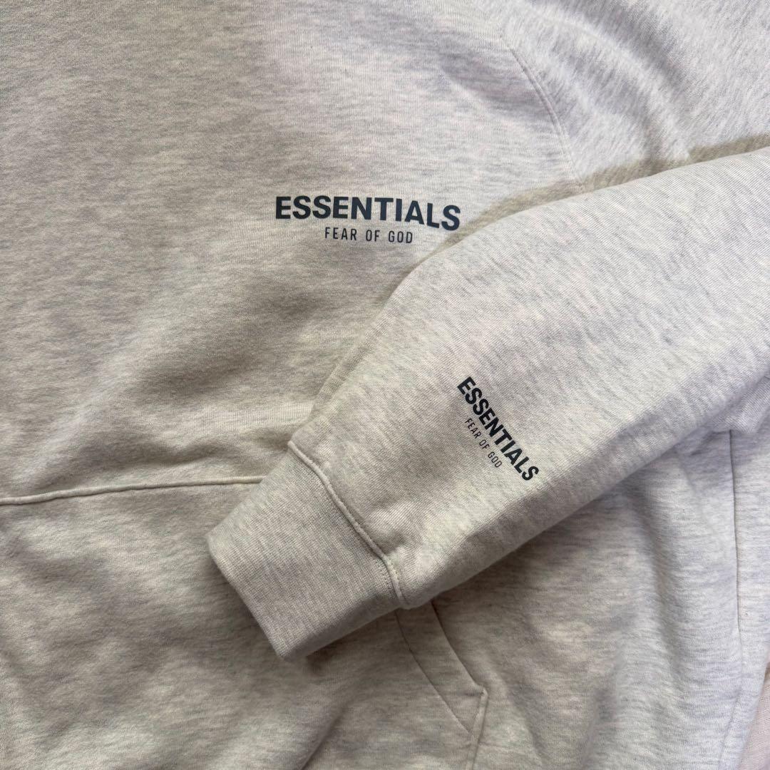 ESSENTIALS フード付き スウェット グレー