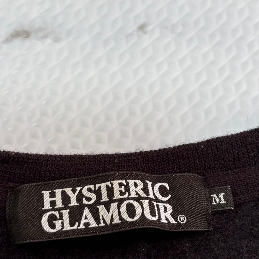 ✨まぐ✨HYSTERIC GLAMOUR ヒステリックグラマーニット黒M