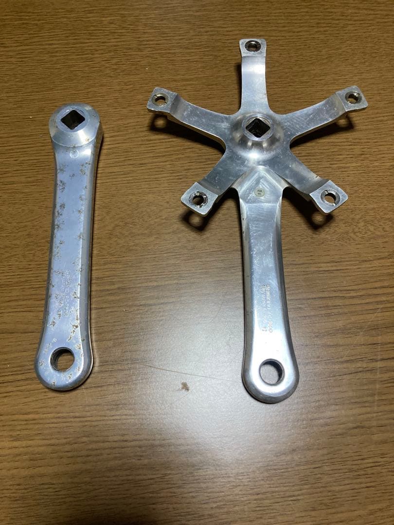 ピストクランク165mm dura-ace　FC-7600　NJS 競輪