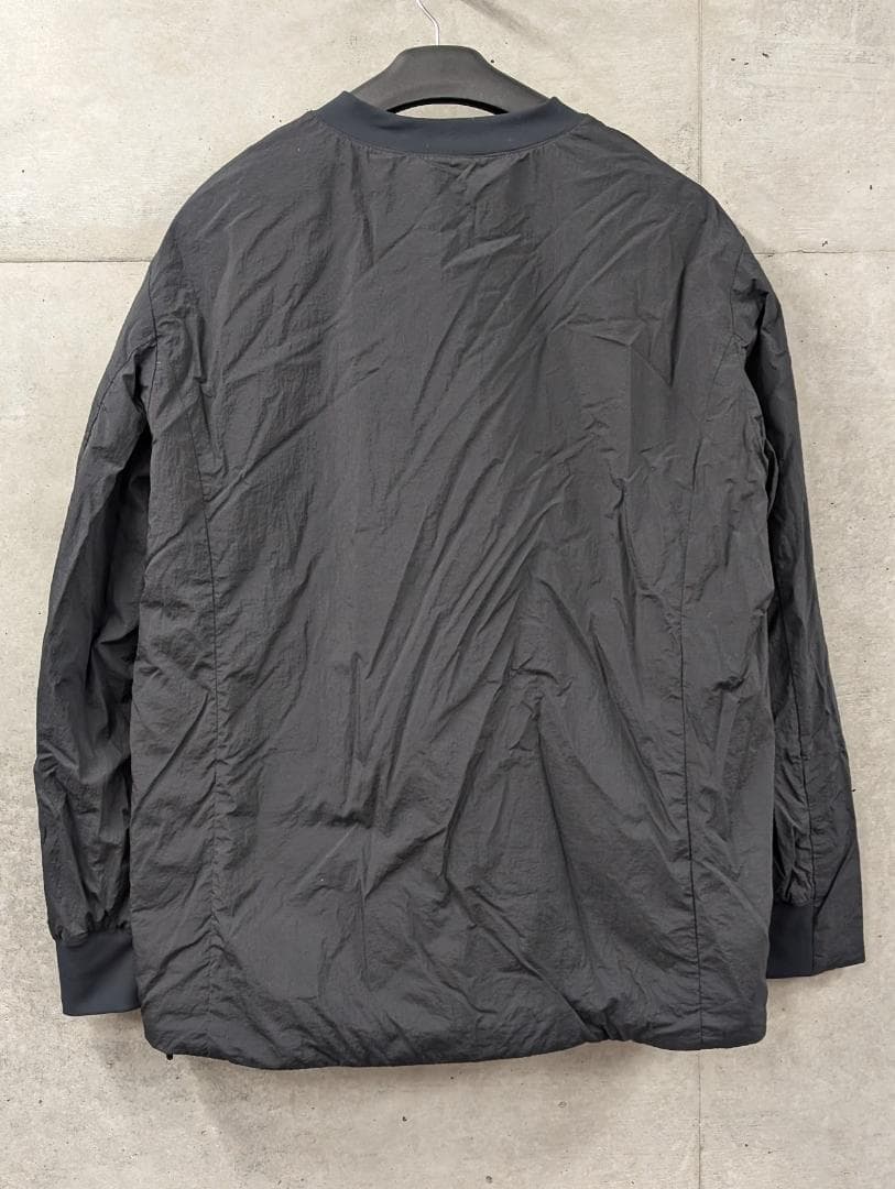 NANGA ナンガ ノーカラー ソフトダウンカーディガン ブラック XL