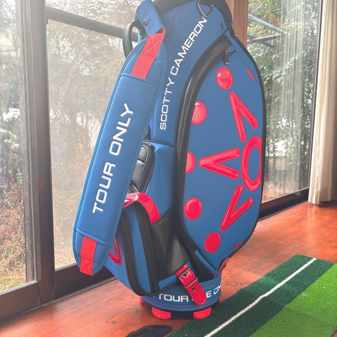 SCOTTY CAMERON キャディバッグ 青